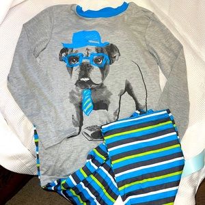 NWT CIRCO DOG HAT TIE SUNGLASSES 2 PC PAJAMAS LARGE 12 14 NEW